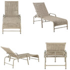 Espreguiçadeira Reclinável Catar Fendi E Corda Náutica Trama