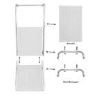 Espreguiçadeira Reclinável Elegance Branca Alumínio