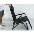 Espreguiçadeira Reclinável Luxo Preto