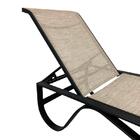 Espreguiçadeira Resistente Piscina Jardim Em Alumínio E Tela