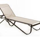 Espreguiçadeira Resistente Piscina Jardim Em Alumínio E Tela