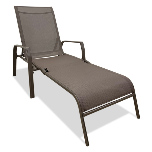 Espreguiçadeira Tela Sling Miami Para Jardim E Piscina