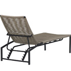 Espreguiçadeira Tokyo Alumínio Corda Náutica Regulagem Trama