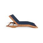 Espreguiçadeira Verano Em Madeira Estofada Desmontável/reclin