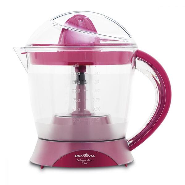 Espremedor De Frutas Britânia Bellagio Maxx Cherry 220v