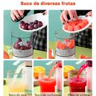 Espremedor Extrator Suco Laranja Limão Frutas Portátil Usb