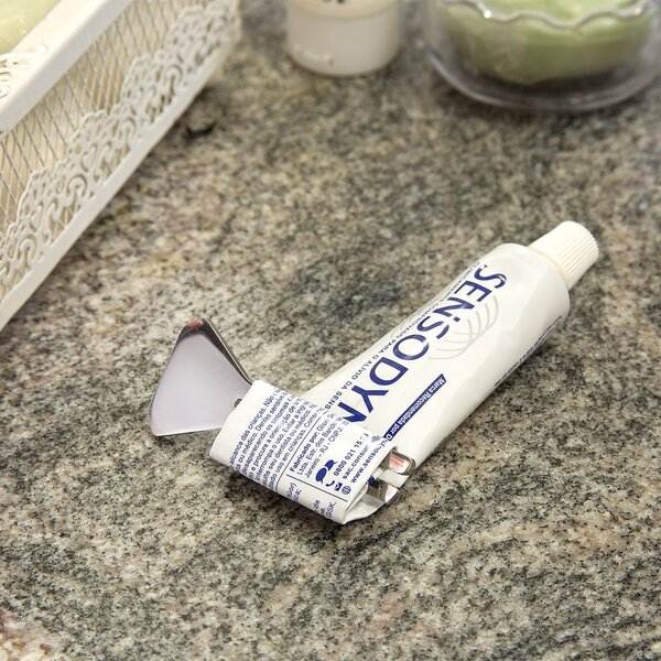 Espremedor Tubo De Pasta Ou Pomada - Diamante Aberto - Inox