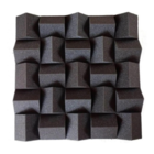 Espuma Acústica Para Estúdio Difusor Acústico Alpha 60mm