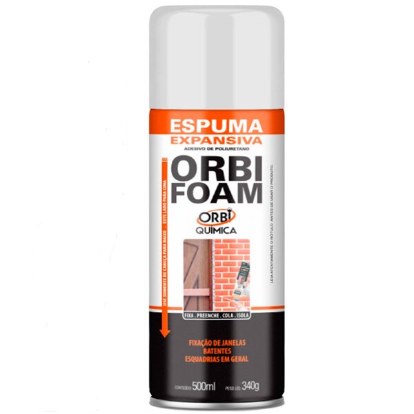Espuma Expansiva Orbi Foam 340g 500ml