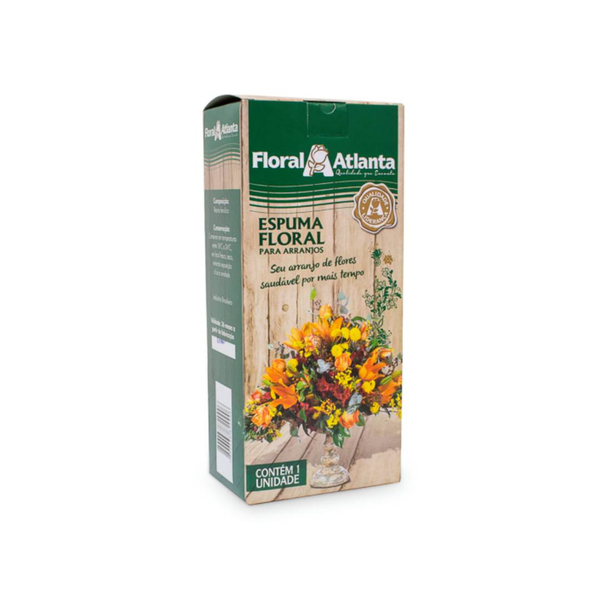 Espuma Floral para Arranjos 6,8x23cm Verde Floral Atlanta