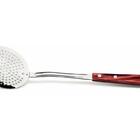 Espumadeira Polywood Vermelho Lamina De Aco Inox E Cabo De Ma