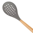 Espumadeira Silicone Bambu 31cm Utensílios Class Home