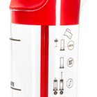 Espumador De Leite Pressca Vermelho Ruby