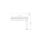 Esquadro 10" Tramontina Em Alumínio