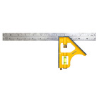 Esquadro combinado alumínio fundido e aço inox 12" industrial Vonder