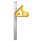 Esquadro combinado alumínio fundido e aço inox 12" industrial Vonder