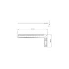 Esquadro 25 Cm Tramontina Em Aço Temperado Com Cabo Injetado