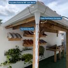 Esquadro Externo 90º Bocal Alumínio Branco para Corrente BellaCalha