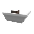 Esquadro Externo Alumínio Branco BellaCalha