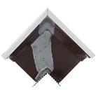 Esquadro Externo Alumínio Calha Branco Bella Calha