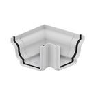 Esquadro Externo PVC Liso Aquapluv Style Branco 18,55x13,3x9,2cm Tigre