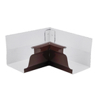 Esquadro Interno Alumínio Marrom BellaCalha