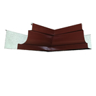 Esquadro Interno Calha Moldura 28 Marrom Calha Forte