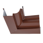 Esquadro Interno Moldura Marrom C28 Calha Forte