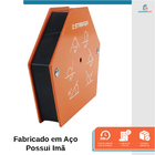 Esquadro Magnético Hexagonal 3" 12kg - Starfer