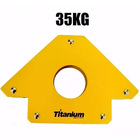 Esquadro Magnético Para Solda 4 Peças 35kg Titanium + Par De