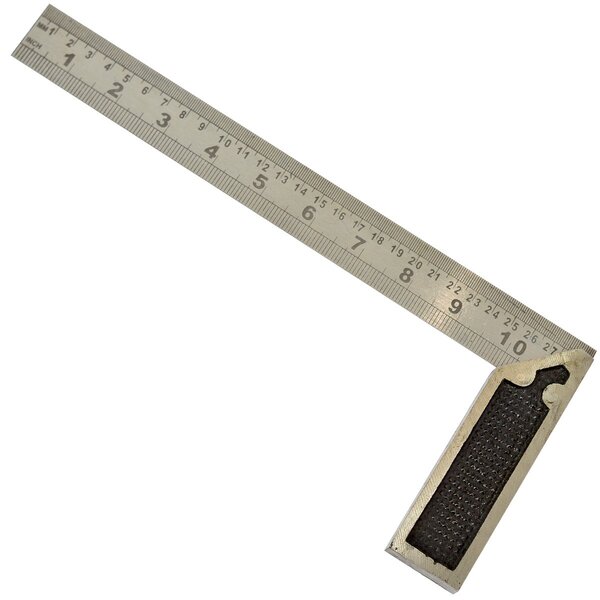 Esquadro Tocha De 25cm Com Cabo De Aço