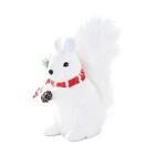 Esquilo Decorativo Com Cachecol Vrm/bco 22x10x20 1101529