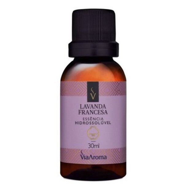 Essência Hidrossolúvel Lavanda Francesa 30 Ml - Via Aroma