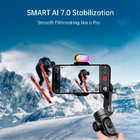 Estabilizador Aochuan Smart Xe Kit Gimbal Celular Preto