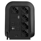 Estabilizador Enermax Exs Is 450va Bivolt 21.04.050p Preto