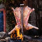 Estaca 4 Espetos Catraca Em Inox Churrasqueira Fierro Martin