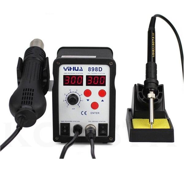 Estação De Retrabalho 2 Em 1 Profissional Yihua 898d