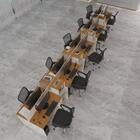 Estação De Trabalho 10 Lugares Smart Office 10 Mesas 8 Armári