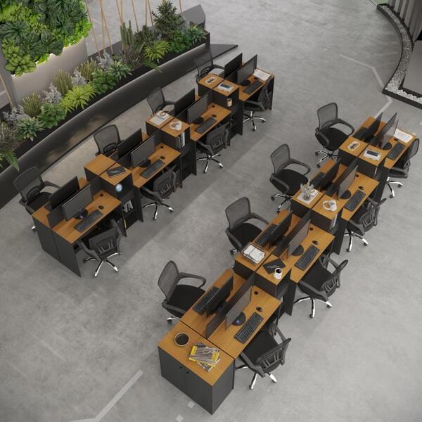 Estação De Trabalho 16 Lugares Office Smart 16 Mesas 12 Armár