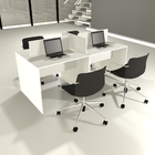 Estação De Trabalho 180x90cm Para 4 Pessoas  Branco