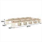 Estação De Trabalho 20 Lugares Office Smart 20 Mesas 16 Armár