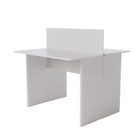 Estação De Trabalho 2 Lugares 90x120cm Branco