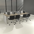 Estação De Trabalho 300x120cm Para 8 Pessoas  Nogueira Casabl