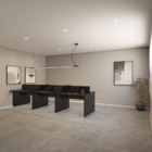 Estação De Trabalho 6 Lugares 270x120cm Preto