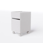 Estação De Trabalho 6 Lugares 450x120 Com Gaveteiro De 2 Gave