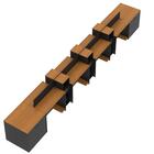 Estação De Trabalho 8 Lugares Smart Office 8 Mesas 6 Armários