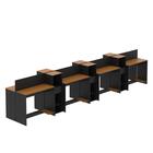 Estação De Trabalho 8 Lugares Smart Office 8 Mesas 6 Armários