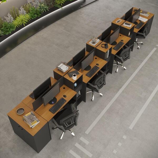 Estação De Trabalho 8 Lugares Smart Office 8 Mesas 6 Armários