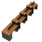 Estação De Trabalho 8 Lugares Smart Office 8 Mesas 6 Armários