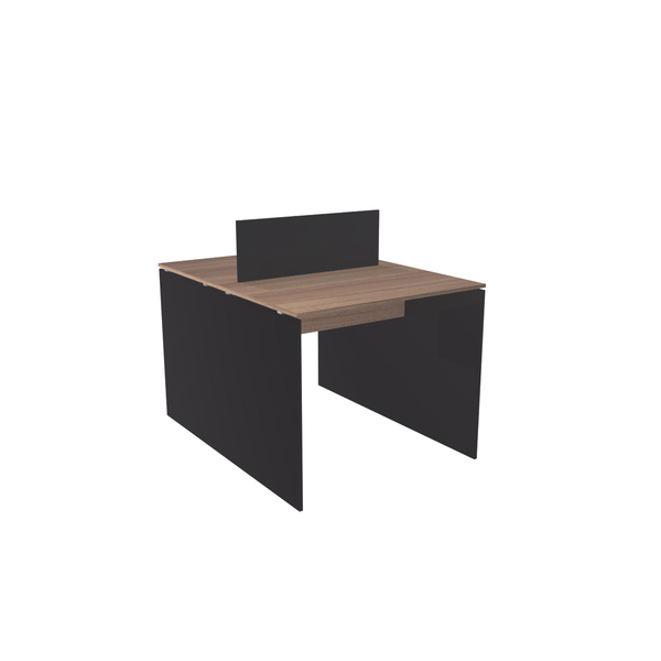 Estação De Trabalho 90x120cm Para 2 Pessoas  Noce Naturalle P